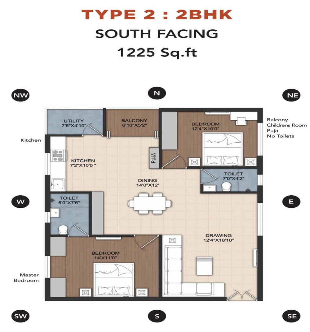Grand-Awaas-Floor-Plans-2bhk-type2