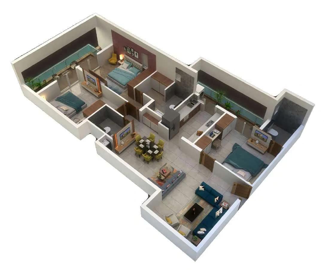 assotech-avenue-3bhk-floorplan