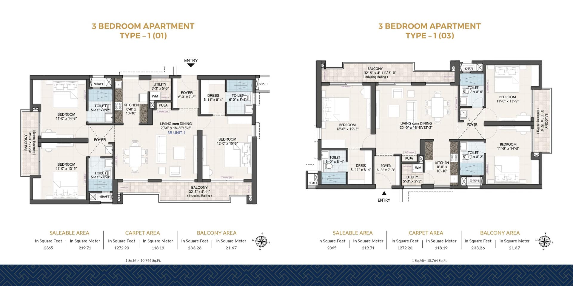 DN-Pallaciya-3 BHK PLAN