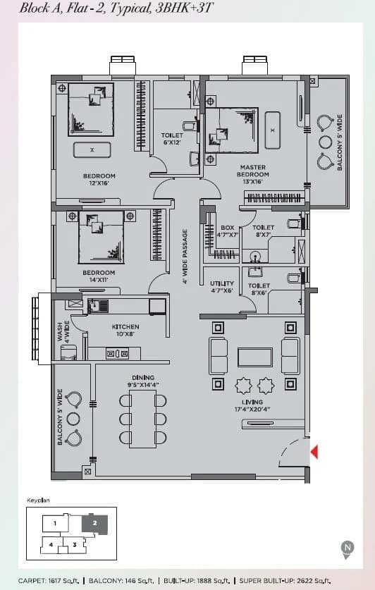 Utkal-reserve-Flat-3-BHK